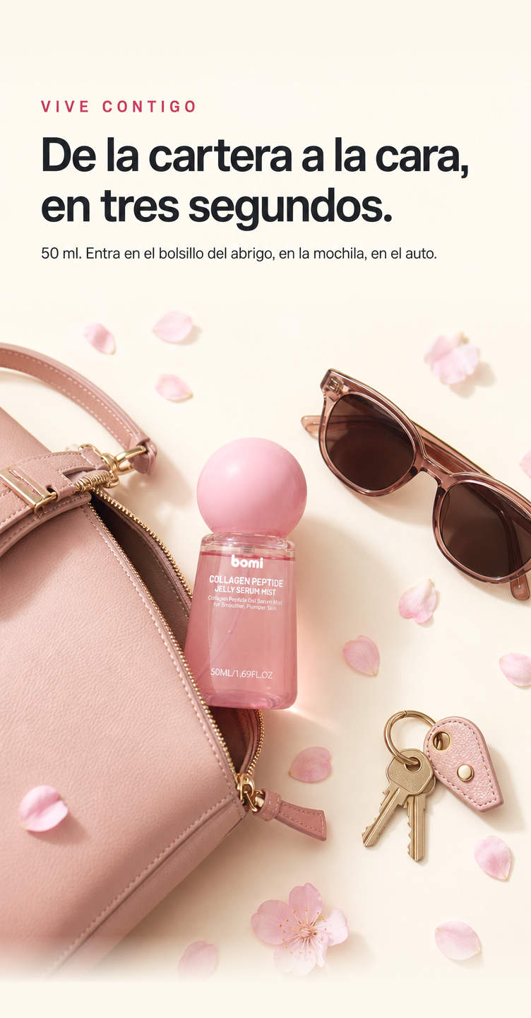 De la cartera a la cara, en tres segundos.