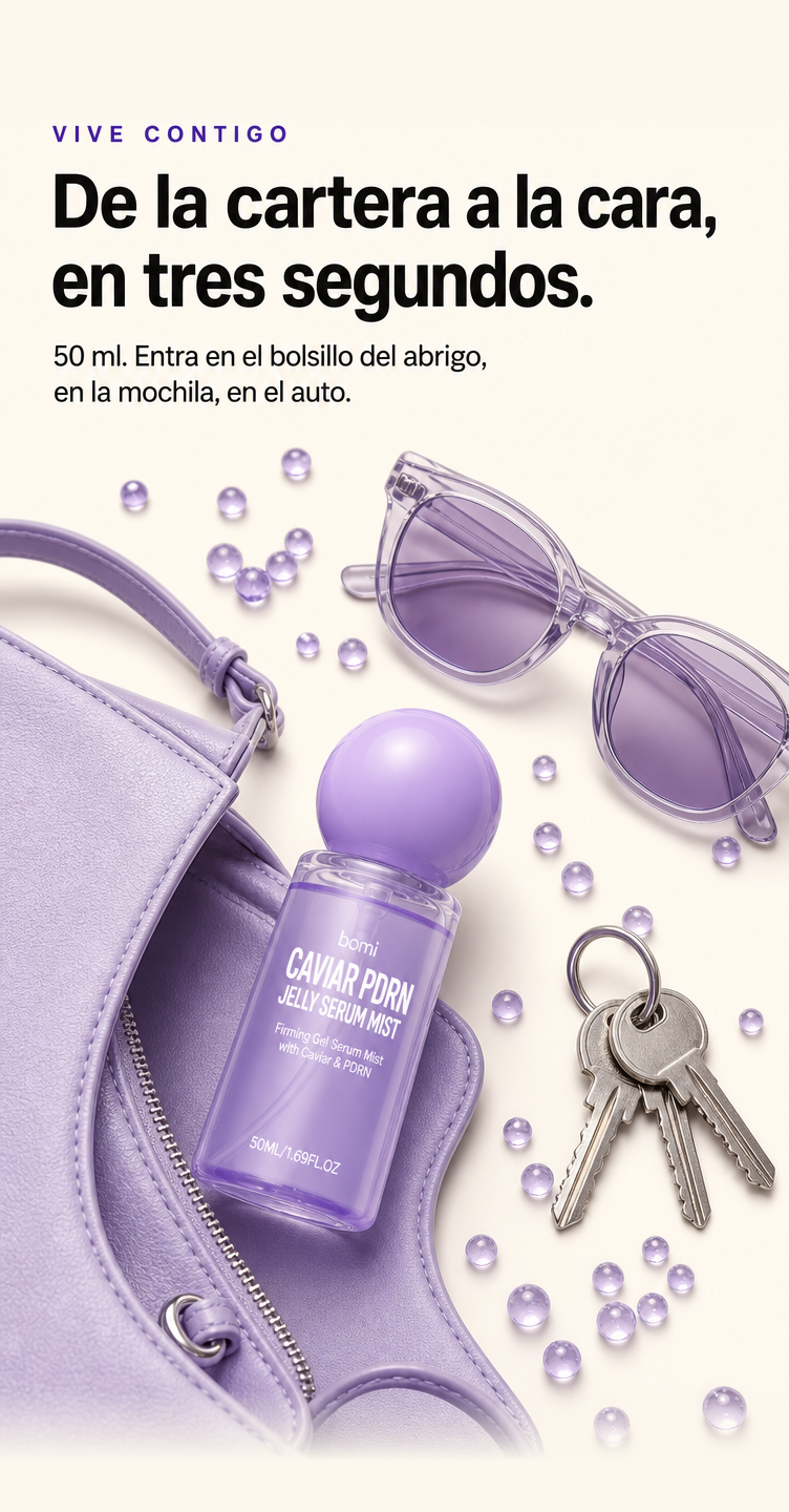 De la cartera a la cara, en tres segundos.